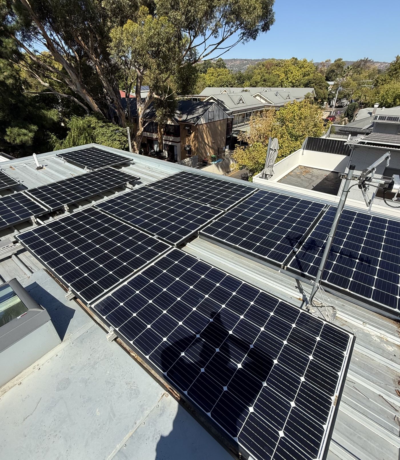 The same panels after cleaning by Rhett & Sons